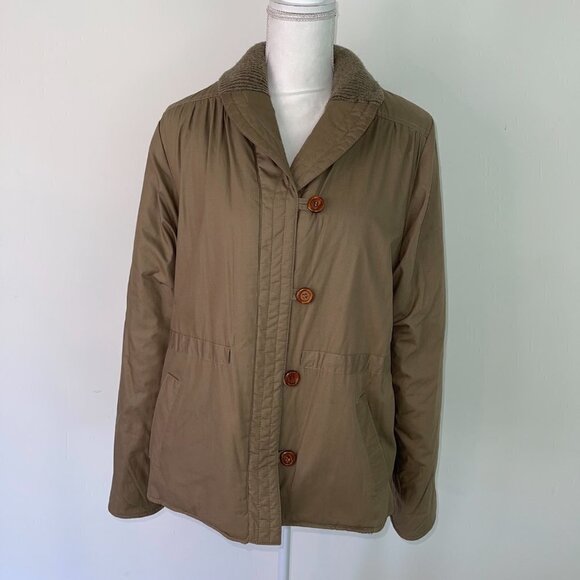 Astor One Jacket Medium Size Womens Vintage Reversible Cotton Acrylic Button Up - Picture 10 of 13